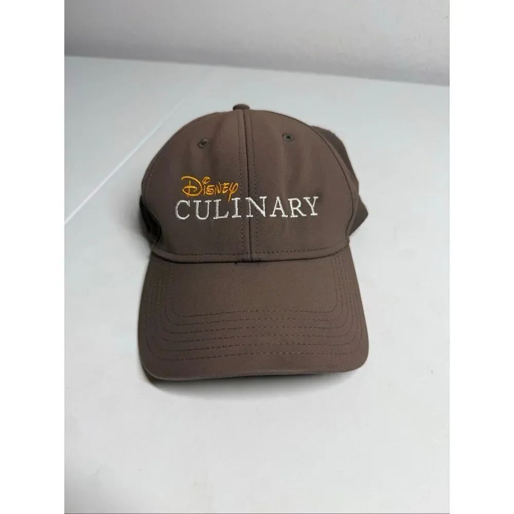 Official Disney Parks Culinary Team Cast Member Uniform Hat Baseball Cap Logo OS